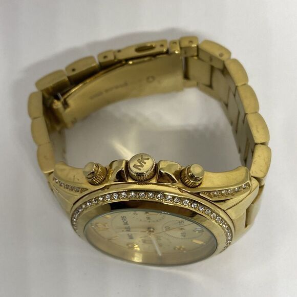 Michael Kors MK5166 Women's Gold Stainless Steel Analog Dial Quartz Watch MP58 - Picture 8 of 12